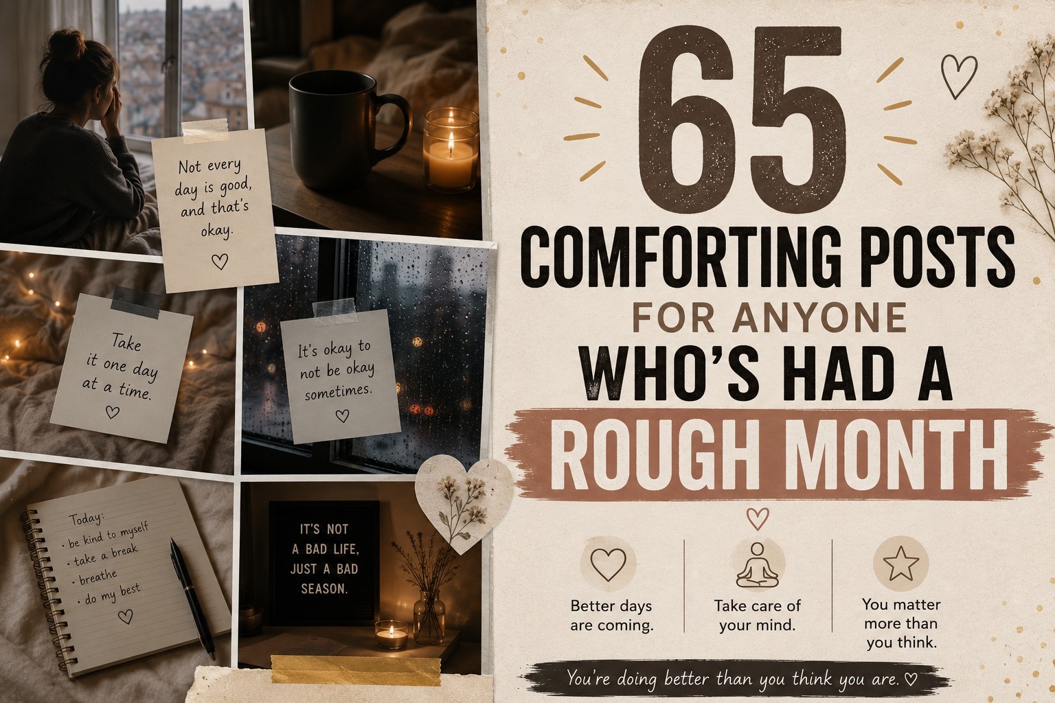 65 Comforting Posts That Might Actually Make Your Month Better
