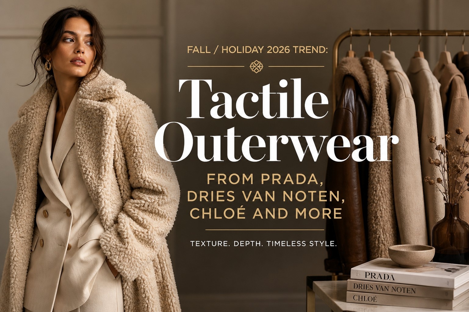 Fall/Holiday 2026 Trend: Tactile Outerwear Is Taking Over (Prada, Dries Van Noten, Chloé & More)