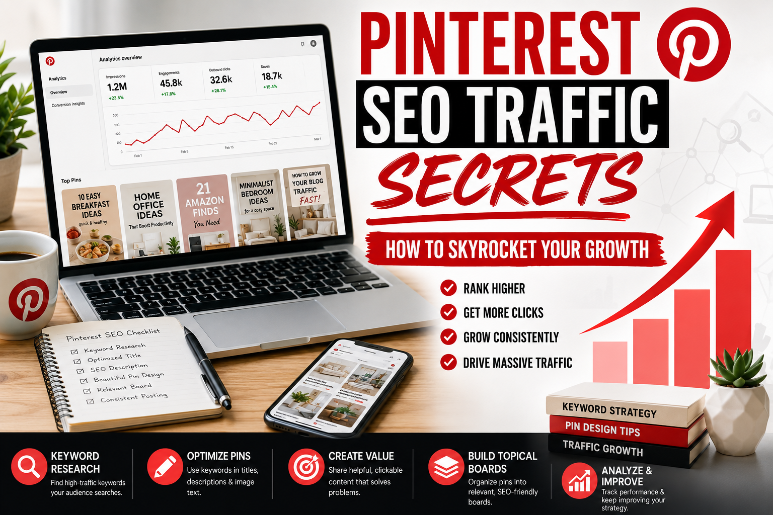 Pinterest SEO Traffic Secrets – How to Skyrocket Your Growth