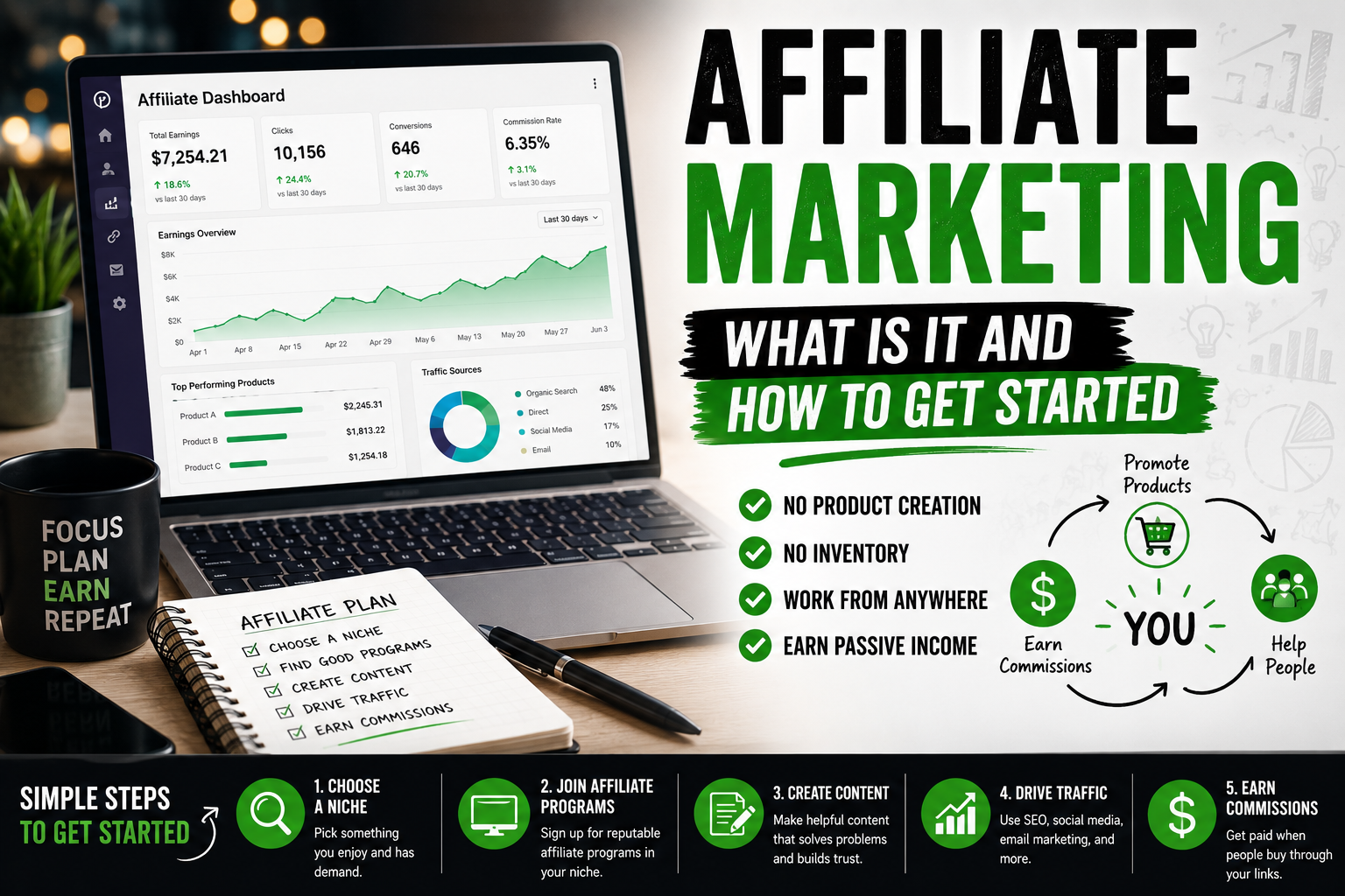 Affiliate Marketing: What Is It and How to Get Started