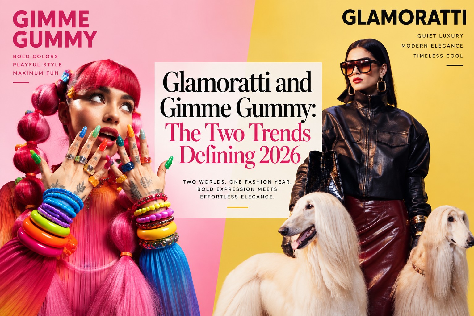 Glamoratti and Gimme Gummy: The Two Trends Defining 2026